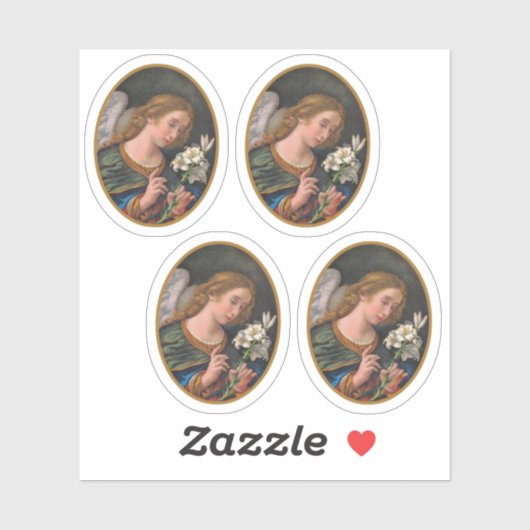 St. Gabriel the Archangel (M 035) - 4Up Sticker (Vel)