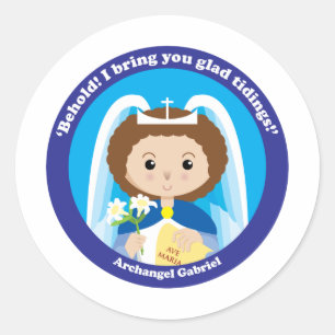 St. Gabriel the Archangel Ronde Sticker