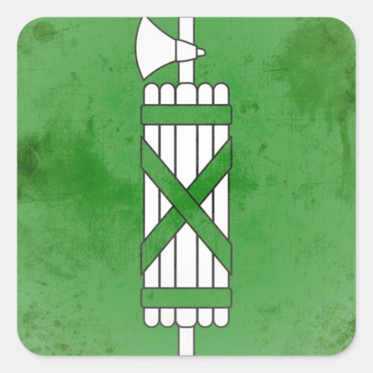 St. Gallen Vierkante Sticker (Voorkant)