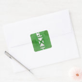St. Gallen Vierkante Sticker (Envelop)