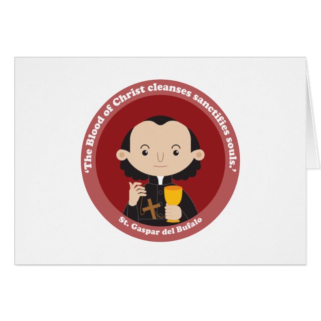 St. Gaspar del Bufalo (Voorkant Horizontaal)