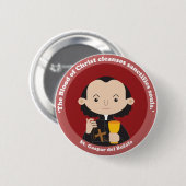 St. Gaspar del Bufalo Ronde Button 5,7 Cm (Voorkant /achterkant)