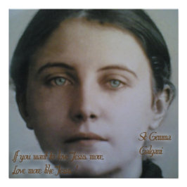 St. Gemma Galgani Perfect Poster