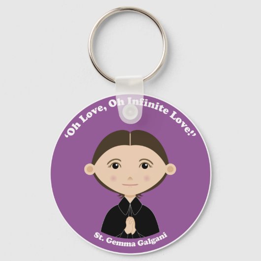 St. Gemma Galgani Sleutelhanger (Voorkant)