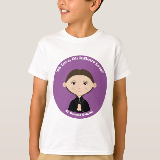 St. Gemma Galgani T-shirt (Voorkant)