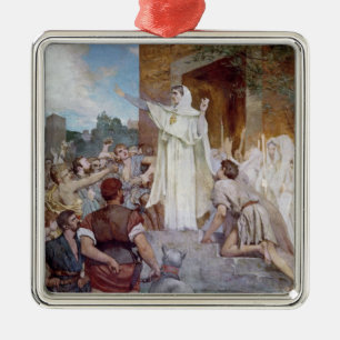 St. Genevieve Calming de Parisians Metalen Ornament