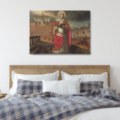St. Genevieve Canvas Afdruk (Insitu (Slaapkamer))