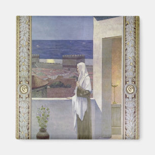 St. Genevieve Watches over de slaapstad Magneet