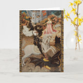 St. George and The Dragon by Bernat Martorell Kaart (Gele Bloem)