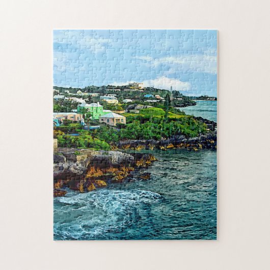 St. George Bermuda Shoreline Legpuzzel (Verticaal)