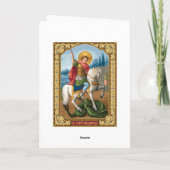 St George - carte de voeux (Dos)