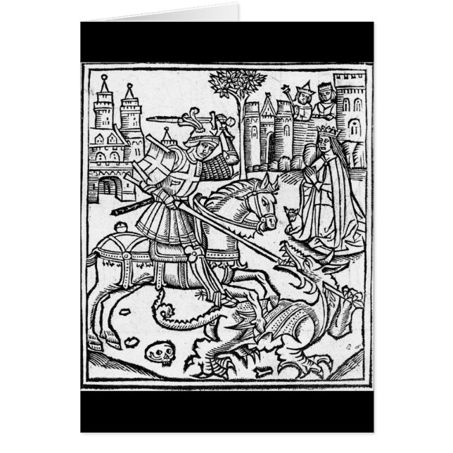 St George contre le dragon (Devant)