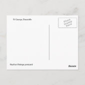 St George, Donatello Briefkaart (Achterkant)