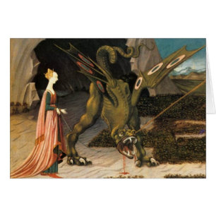 St George, dragon et princesse