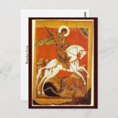 St.George en de Draak Briefkaart (Voorkant / Achterkant)