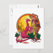 St.George en de Draak Briefkaart (Voorkant / Achterkant)