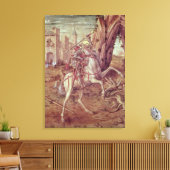 St. George en de Draak Canvas Afdruk (Insitu (Woonkamer))