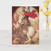 St. George en de Draak Kaart (Gele Bloem)