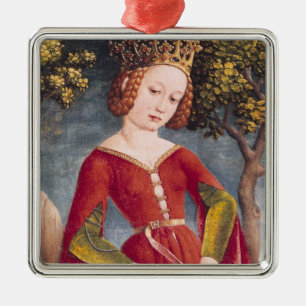 St. George en de Draak Metalen Ornament