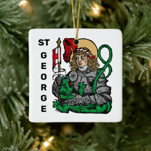 St. George en de Draak (Neurenberg) Keramisch Ornament