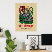 St. George en de Draak (Neurenberg) Poster (Thuiskantoor)