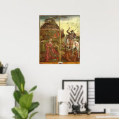 St. George en de Draak Poster (Thuiskantoor)