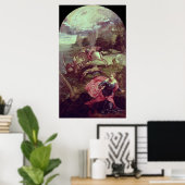 St.George en de Draak Poster (Thuiskantoor)