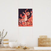 St. George en de Draak Poster (Keuken)