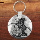 St. George en de Draak Sleutelhanger (Voorkant)