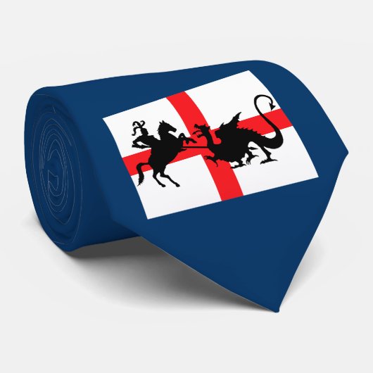 St George en de draak Stropdas (Opgerold)