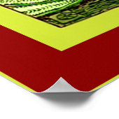 St. George en de Dragon ~  Art Nouveau Poster (Hoek)