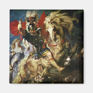 St. George en de Dragon, c.1606 Magneet