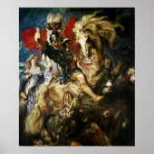 St. George en de Dragon, c.1606 Poster (Voorkant)