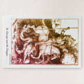 St. George en de Dragon Medieval Art Legpuzzel (Horizontaal)