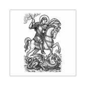 St. George en de Katholieke Draak Rubberstempel (Afrduk)