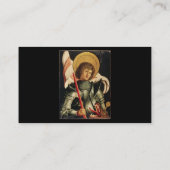 St. George en het Dragon Day Icon Art Knight Catho Visitekaartje (Achterkant)