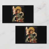 St. George en het Dragon Day Icon Art Knight Catho Visitekaartje (Voorkant / Achterkant)