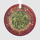 ST.GEORGE ET DRAGON FLORAL CROWN (dos)