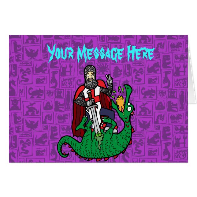 St George et le dragon (Devant horizontal)