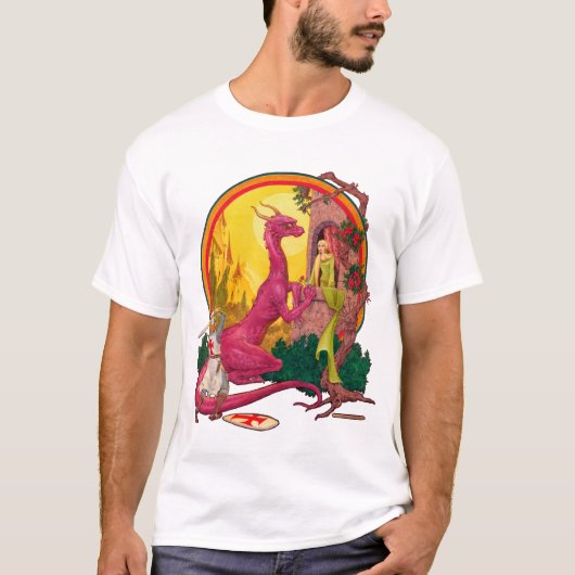 St. George et le T-shirt de l'enfant Dragon (Devant)