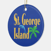 St. George Island Florida Keramisch Ornament (Links)