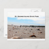 ST. GEORGE ISLAND STATE PARK - FLORIDA BRIEFKAART (Voorkant / Achterkant)