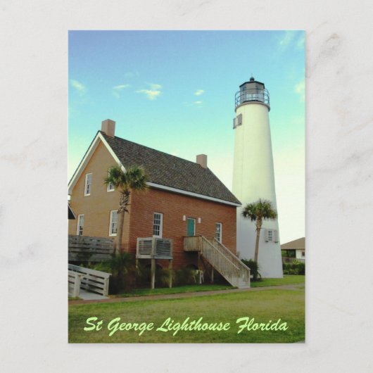 St George Lighthouse Fl Briefkaart (Voorkant)