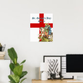 St. George on Horseback (BS 01) Poster (Thuiskantoor)