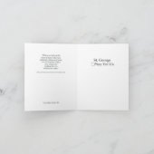 St. George Pray voor ons Kaart (Binnen)