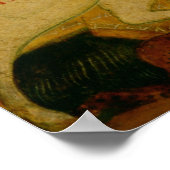 St. George slaapt de draak Poster (Hoek)