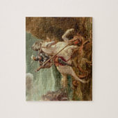 St. George slaying the dragon (olie op het paneel) Legpuzzel (Verticaal)
