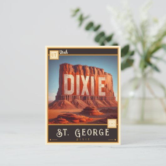 St. George, Utah |  Briefkaart (Staand voorkant)