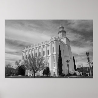 St. George, Utah LDS Temple Poster