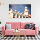 St. George Utah Mormon Temple Canvas Afdruk (Insitu (Woonkamer))